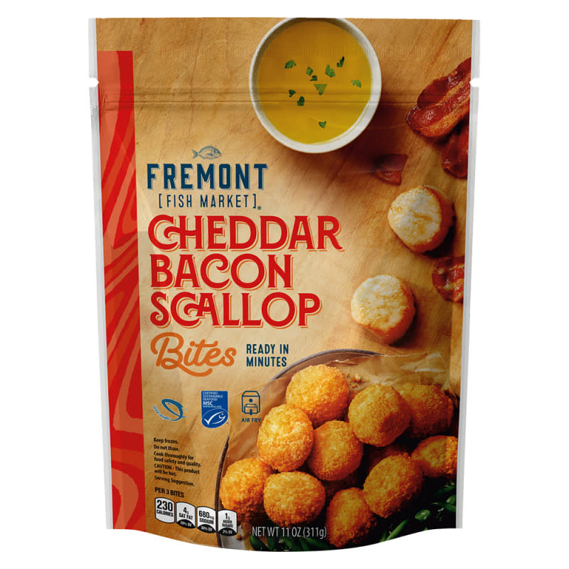 Fremont Fish Market Cheddar Bacon Scallop Bites<p>Aldi</p>