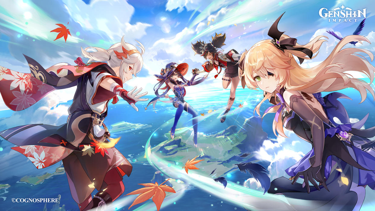 Genshin Impact version 2.8's Summer Fantasia event led us back to the beloved Golden Apple Archipelago and gave us a very unique way of knowing the characters of Fischl, Mona, Xinyan, and Kazuha more... by exploring domains and solving puzzles. (Photo: HoYoverse)