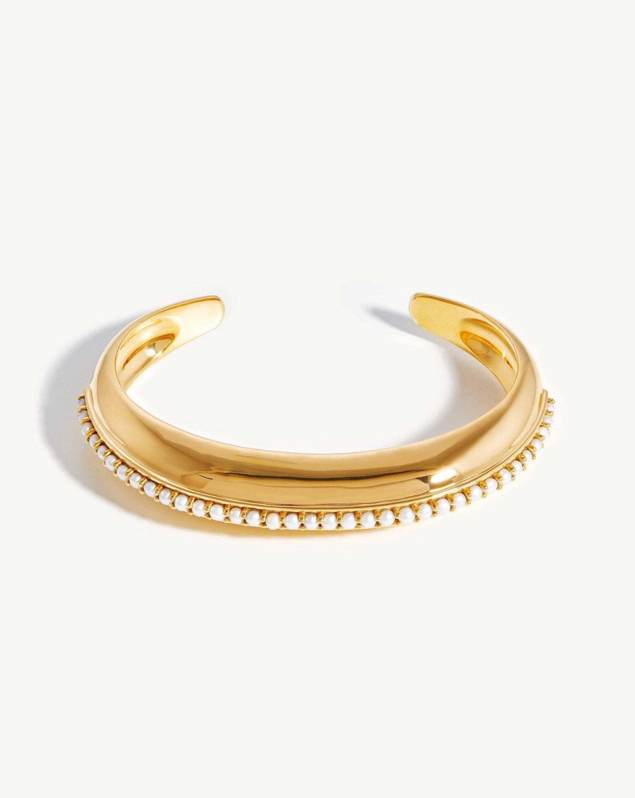 <p><a href="https://go.redirectingat.com?id=74968X1596630&url=https%3A%2F%2Fwww.missoma.com%2Fproducts%2Fpearl-dome-cuff-bracelet-18ct-gold-plated-pearl&sref=https%3A%2F%2Fwww.townandcountrymag.com%2Fstyle%2Fjewelry-and-watches%2Fg43962976%2Fbest-cuff-bracelets%2F" rel="nofollow noopener" target="_blank" data-ylk="slk:Shop Now;elm:context_link;itc:0;sec:content-canvas" class="link rapid-noclick-resp">Shop Now</a></p><p>Dome Pearl Cuff Bracelet</p><p>£235.00</p><p>missoma.com</p><span class="copyright">Product Shot Image</span>