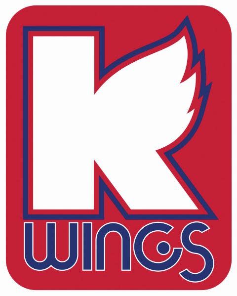 The Kalamazoo Wings logo.