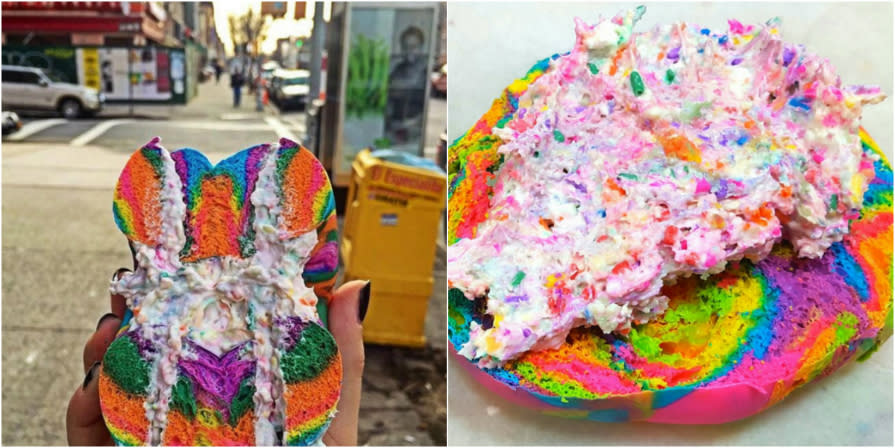 Rainbow Bagels Are Just One of the Super Instagrammable Foods We Don't Really Want to Eat