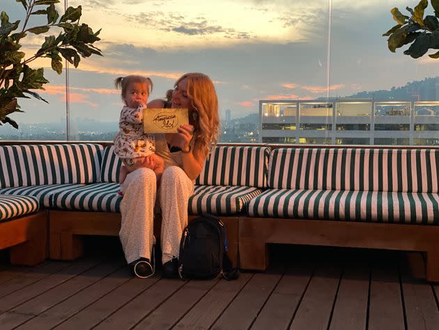 Lennon and the author on the rooftop of the Roosevelt Hotel after the 