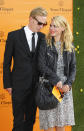 Actor Laurence Fox (left) and wife Billie Piper arrive to watch the Veuve Clicquot Gold Cup Final at Cowdray Polo Lawns in Midhurst, West Sussex.