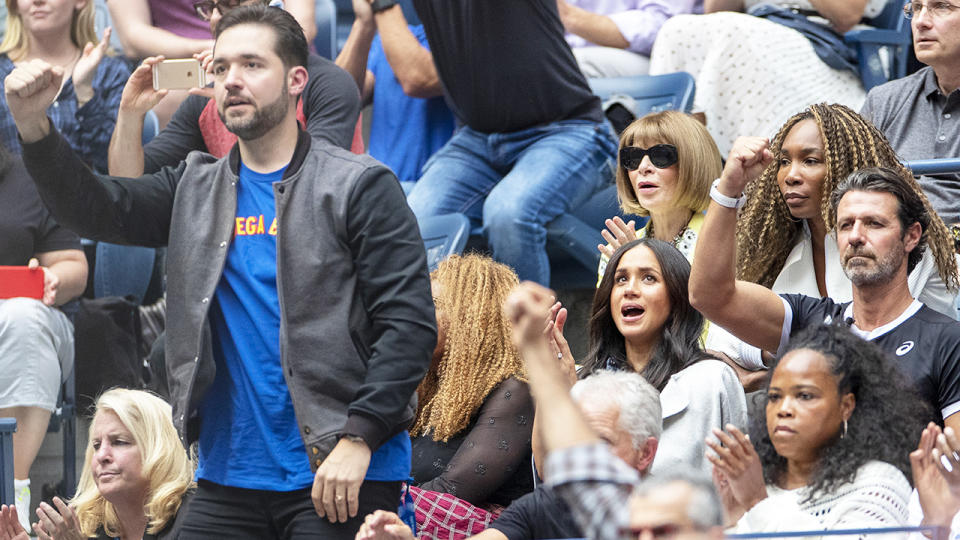 Alexis Ohanian, pictured here cheering on Serena Williams at the 2019 US Open.