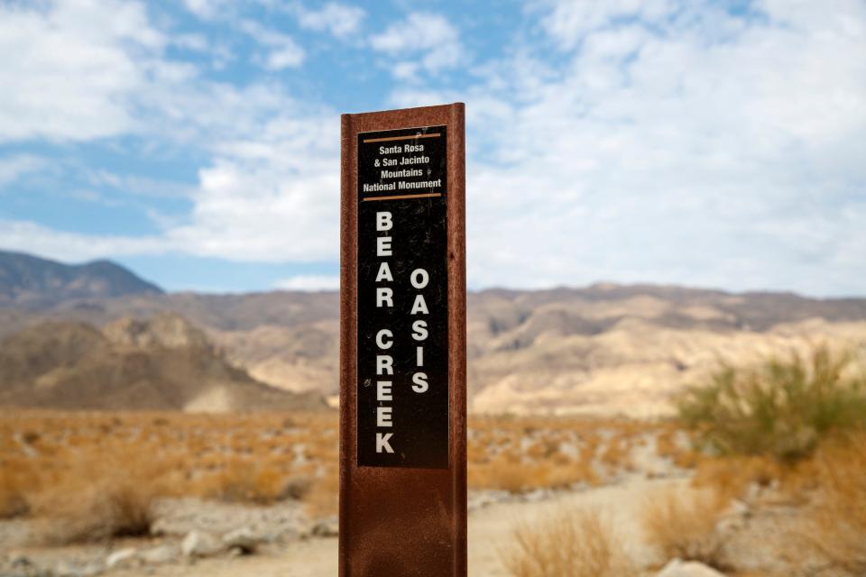 Bear Creek trail can be accessed from the cove in La Quinta, Calif., on July 27, 2022. 