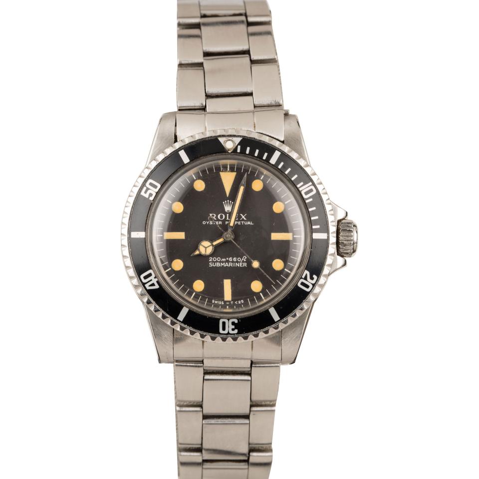 Vintage Rolex Submariner 5513 Stainless Steel