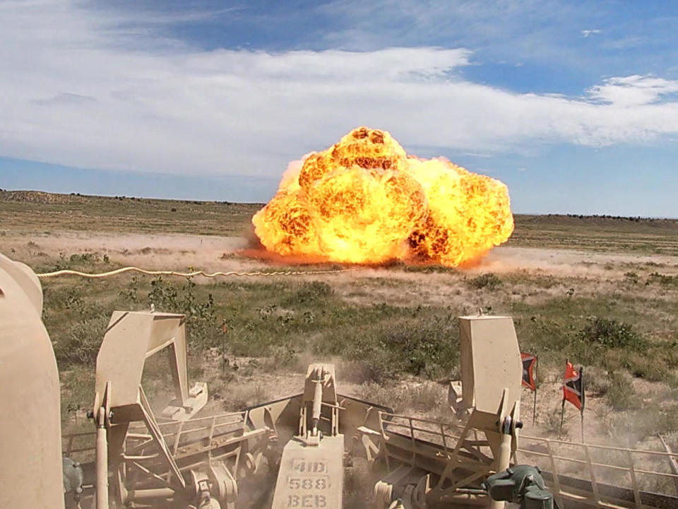 The Ukrainian military must blast its way through possibly millions of mines Russia has laid in their path. CBS News visits Fort Carson in Colorado to witness the equipment and tactics required for one of the most complex and dangerous of all battlefield maneuvers. / Credit: CBS News