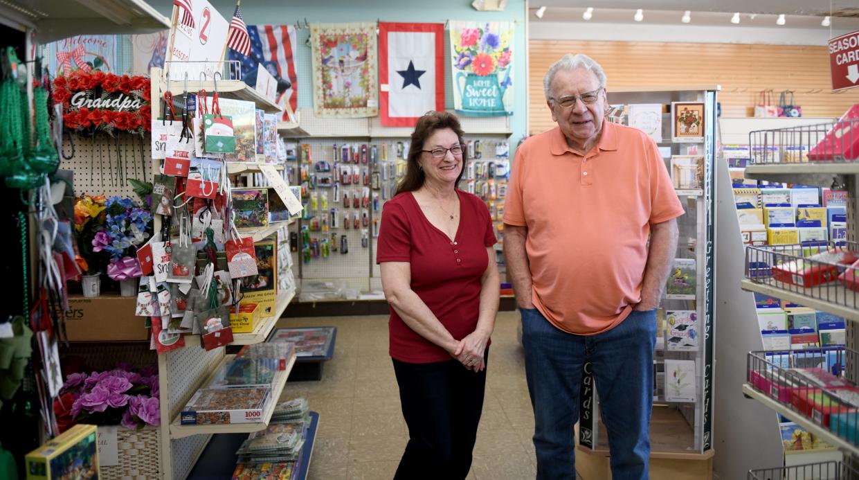 Ben Franklin, a variety and frame shop in Canton, owned by Larry and Debbie Donohue since 1979 is closing its doors after six decades. (Photo: Julie Vennitti Botos)