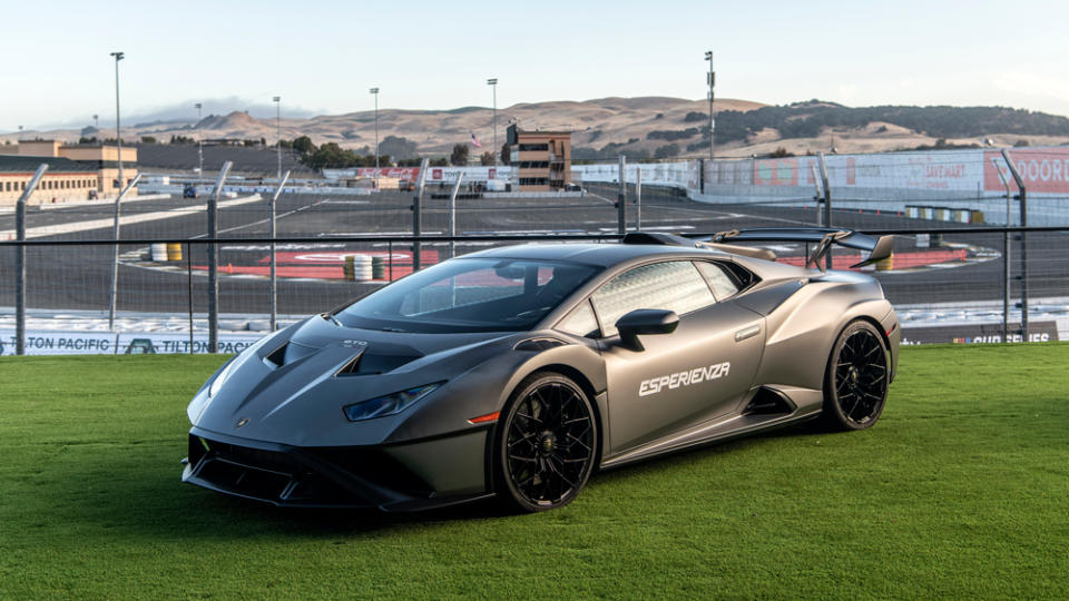 Lamborghini’s Esperienza offerings allow guests the opportunity to sample the prowess of model lines like the Huracán and Aventador. - Credit: Drew Phillips, courtesy of Automobili Lamborghini S.p.A.