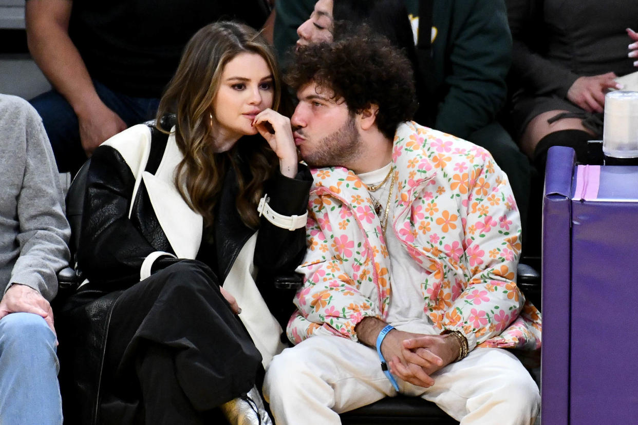 Selena Gomez and Benny Blanco (Allen Berezovsky / Getty Images)