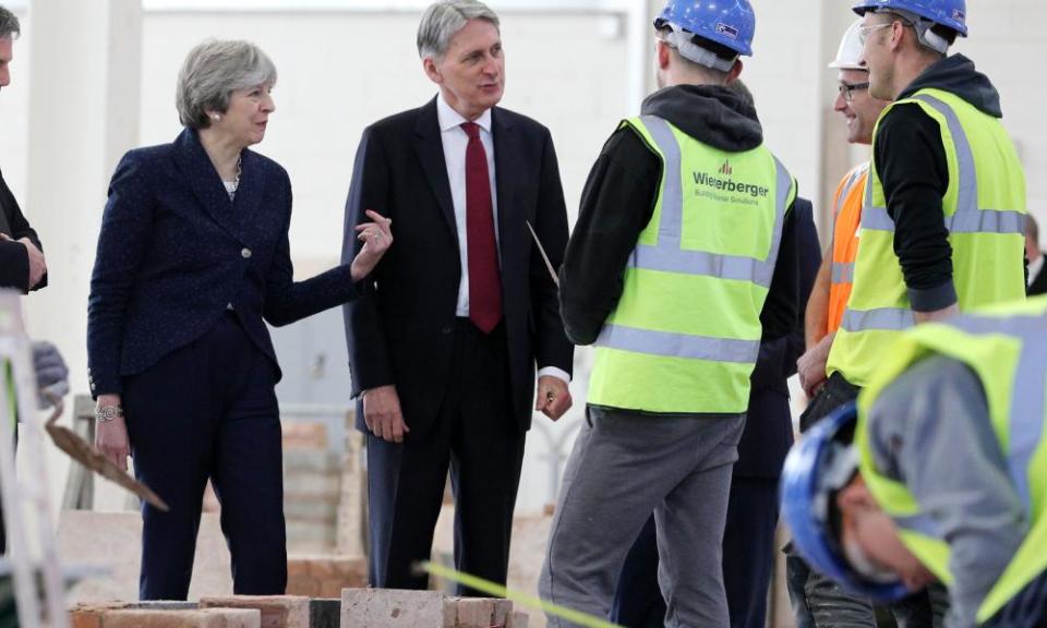 Prime minister Theresa May and chancellor Philip Hammond visit Leeds College of Building, but the government’s measures won’t fix the housing crisis.