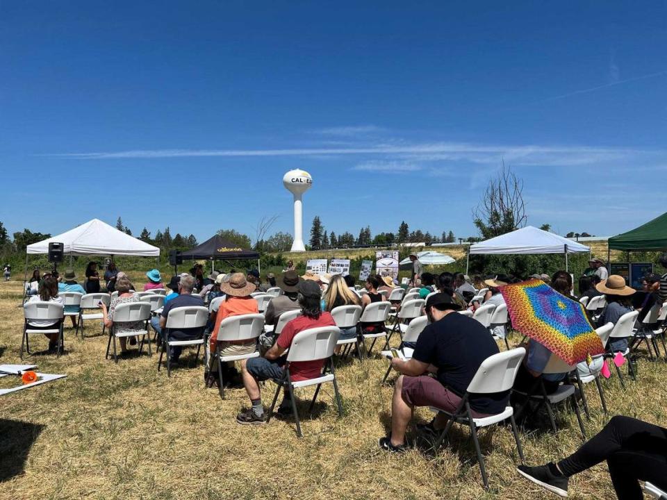Sacramento State celebrated years of restorative efforts along the Bushy Lake habitat of the American River near Cal Expo Saturday, April 29, 2023.