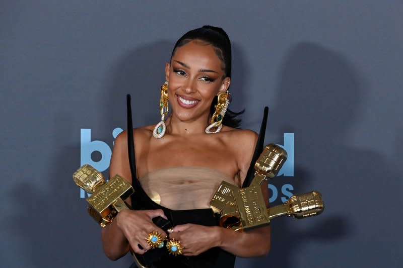 Doja Cat attends the Billboard Music Awards in 2022. File Photo by Jim Ruymen/UPI