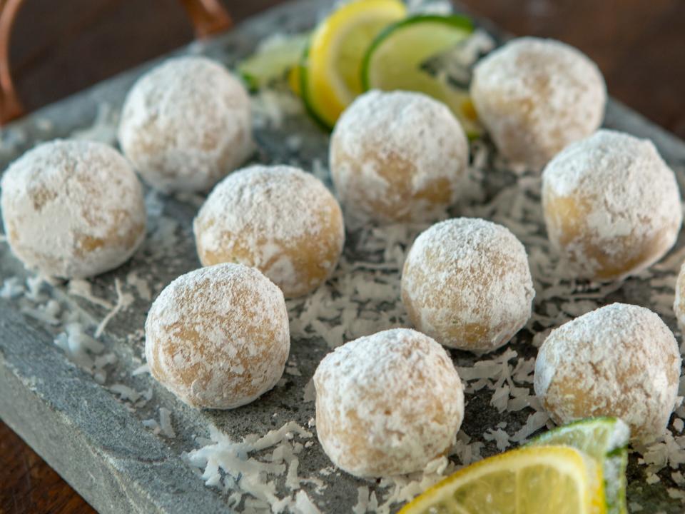 No-Bake Coconut-Citrus Snowballs