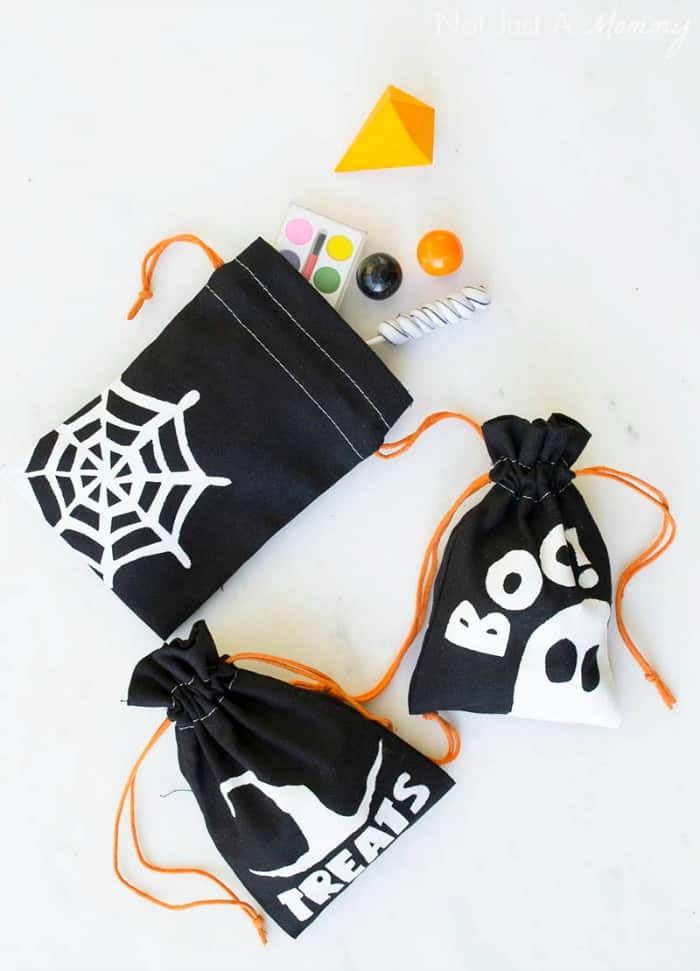 diy stenciled bags