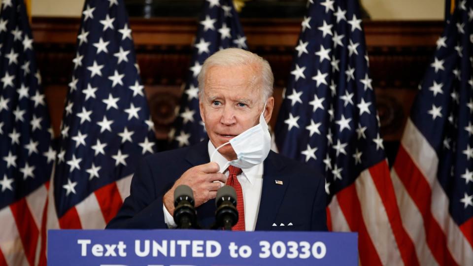 Hat sich zuletzt zurückgehalten: Präsidentschaftskandidat Joe Biden.