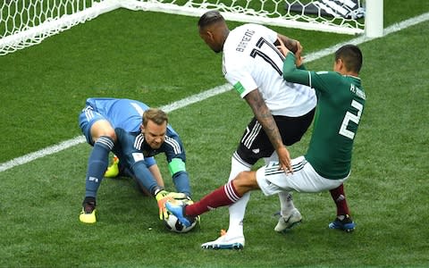 Mexico attack Germany - Credit: Getty