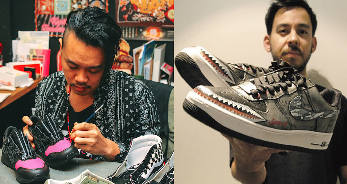 Savvy shopper turns her $150 Nike sneakers into Louis Vuitton