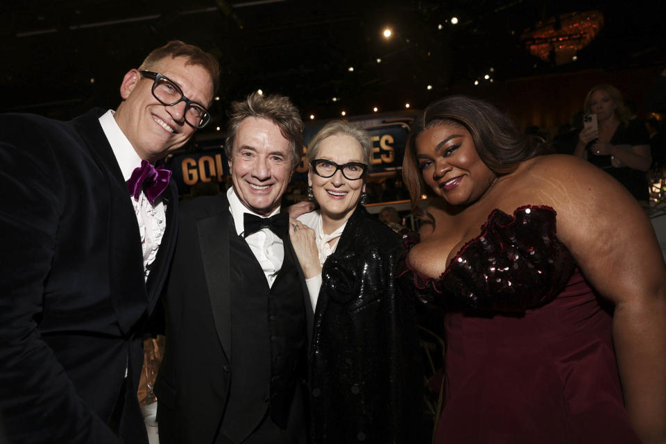 Martin Short and Meryl Streep (CBS via Getty Images)