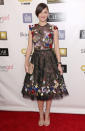 <b>Marion Cotillard <br></b><br>The Rust and Bone actress was on-trend in a 50s style Zuhair Murad Couture AW12 dress with nude accessories at the <a href="http://uk.lifestyle.yahoo.com/photos/critics-choice-awards-2013-best-dressed-list-slideshow/" data-ylk="slk:Critics’ Choice Awards;elm:context_link;itc:0;sec:content-canvas;outcm:mb_qualified_link;_E:mb_qualified_link;ct:story;" class="link  yahoo-link">Critics’ Choice Awards</a>.<br><br>Image © Rex