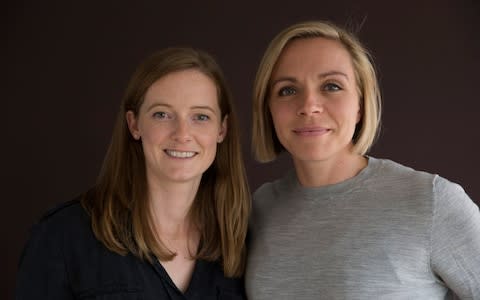  Kate Richardson-Walsh (right) and her wife Helen - Credit: The Telegraph