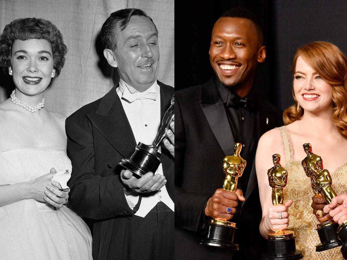 oscars then and now