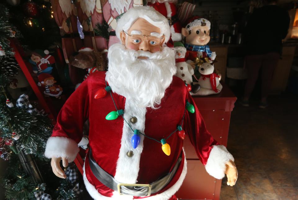 Every day is Christmas at the Christmas Morning Cafe on Frankfort Avenue in Louisville, where the entire space to decked out with cheerful holiday decorations. 
Dec. 4, 2021