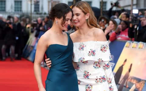 Jessica Brown Findlay and Lily James - Credit: Â©Karwai Tang