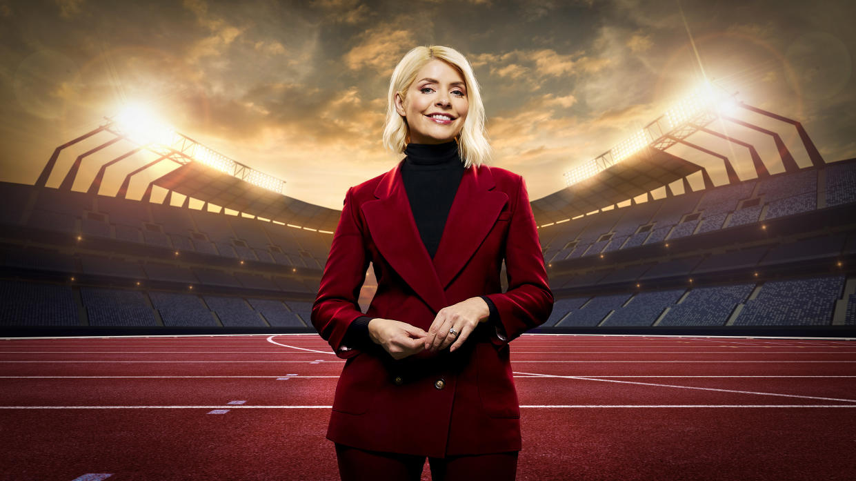 Holly Willoughby hosts The Games. (Initial Productions)