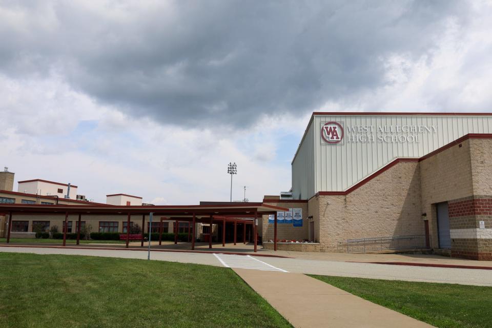 The Exterior of West Allegheny Highschool, located in Imperial, PA.