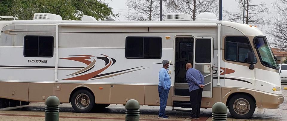 The Finding Our Roots African American Museum's RV visits Houma's Main Library on Wednesday, Feb. 1, 2023.