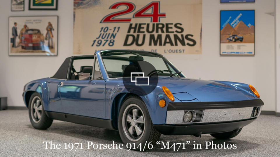 A rare example of a 1971 Porsche 914/6 "M471".