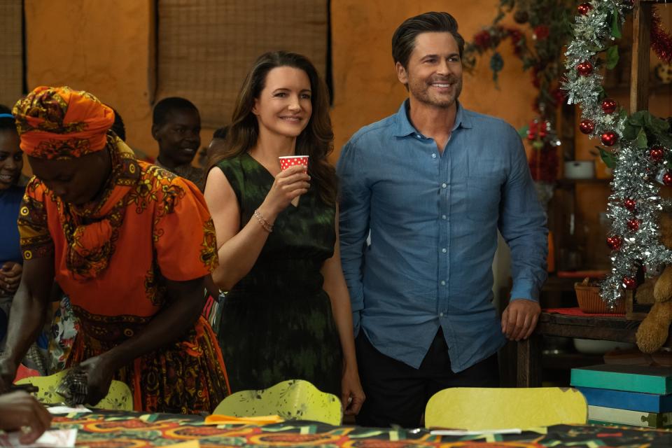 <p>Katie’s (Kristin Davis’s) husband leaves her just before their big second-honeymoon trip to Africa—so she goes on safari alone. In true rom-com style, she meets a handsome stranger (Rob Lowe) and they…save an elephant together and maybe fall in love? This is just the kind of nonsensical drama we all need, no matter what time of year it is. <a href="https://www.glamour.com/story/kristin-davis-netflix-movie-holiday-in-the-wild-review?mbid=synd_yahoo_rss" rel="nofollow noopener" target="_blank" data-ylk="slk:Sign me up.;elm:context_link;itc:0;sec:content-canvas" class="link ">Sign me up.</a> </p> <p><a href="https://www.netflix.com/title/80231468" rel="nofollow noopener" target="_blank" data-ylk="slk:Available to stream on Netflix;elm:context_link;itc:0;sec:content-canvas" class="link "><em>Available to stream on Netflix</em></a></p>