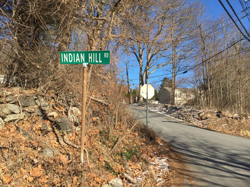 Indian Hill Road in Yorktown leads to the Indian Hill section of Donald J. Trump State Park. (Photo: Michael Walsh/Yahoo News)