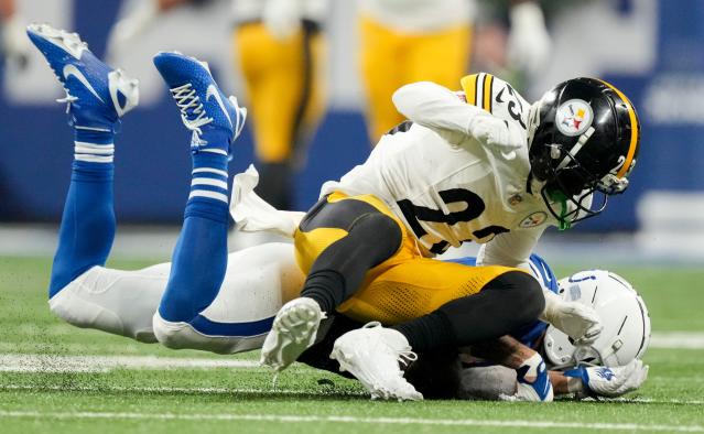 NFL suspends Steelers' Damontae Kazee for rest of season for hit on Colts  receiver - Yahoo Sports