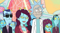 <p> Rick and Morty isn’t always a laugh-a-minute comedy. Occasionally, it digs deep into what makes each character tick, with devastating results. That’s the case in “Auto Erotic Assimilation” where Rick, Morty, and Summer stumble across Unity, a hive mind that also happens to be Rick’s ex-lover. </p> <p> Before, Rick’s distance and alcoholism were merely used as a tick or an overused joke. In this second season episode, we find out how much of Rick’s pain originates from being alone in the universe – including knowing that he’s had to kill and replace an alternate universe version of himself. </p> <p> The final moments are still an uncomfortable watch. Rick puts an alien out of his misery and then attempts to kill himself. And fails. It’s a brave creative choice to show the act itself – and one that proves Rick and Morty isn’t afraid to go to dark places to get the most out of its characters. </p>