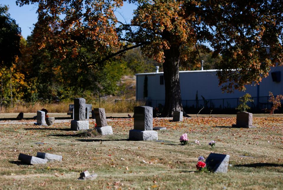 Lincoln Memorial Cemetery on Tuesday, Oct. 18, 2022. Springfield's city council is considering allocating $100,000 towards the preservation of the historic African-American cemetery.