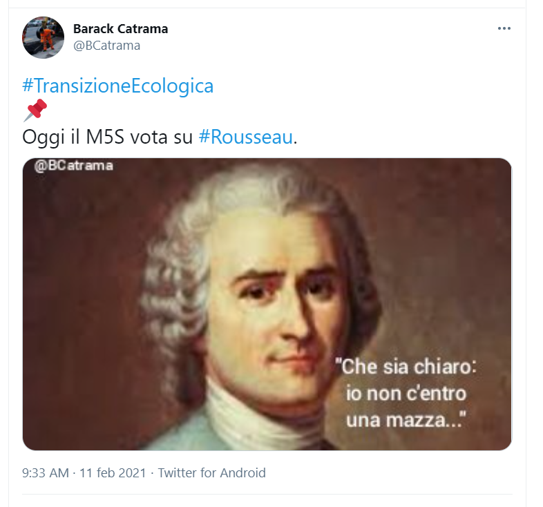 L'ultimo voto pentastellato ha scatenato la fantasia del popolo social. C’è chi ha ironizzato sulla costruzione semplicistica e tendenziosa del quesito, chi ha “scambiato” Draghi con le creature leggendarie e chi si è immaginato un ballottaggio tra Giuseppe Conte e l’ex numero uno della Bce durante il serale di “Amici”.