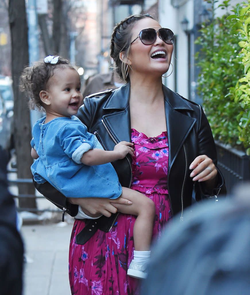 Chrissy Teigen on Luna Stephens