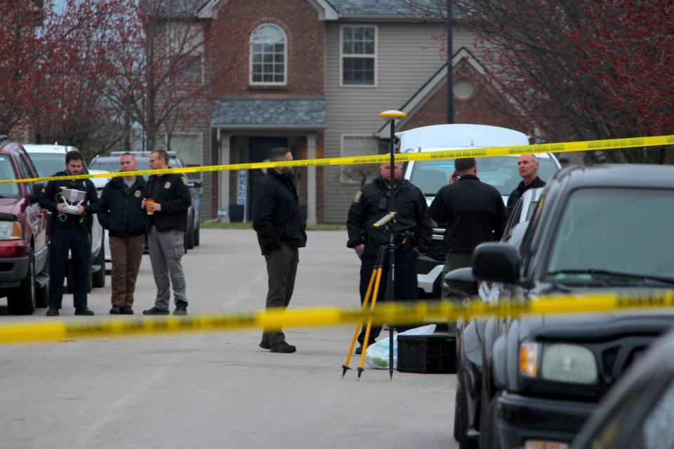 One person was shot and killed on the 2400 block of Rockaway Place in the Masterson Station neighborhood of Lexington, Ky. on March 8, 2024. Chris Leach/cleach@herald-leader.com