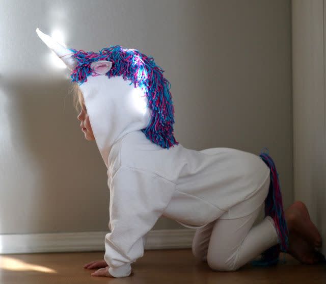 DIY No-Sew Unicorn Costume