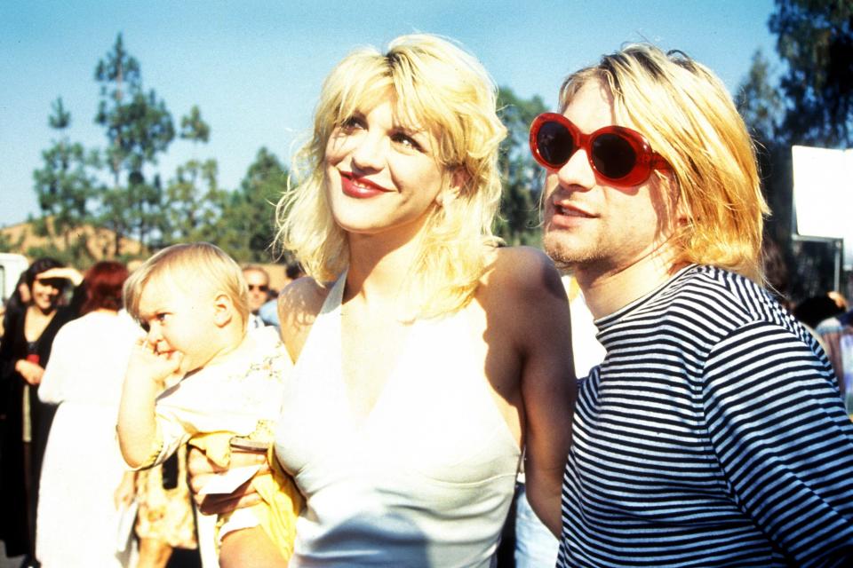 <h1 class="title">Kurt Cobain, Courtney Love and daughter Frances Bean, 1993</h1><cite class="credit">Photo: Getty Images</cite>