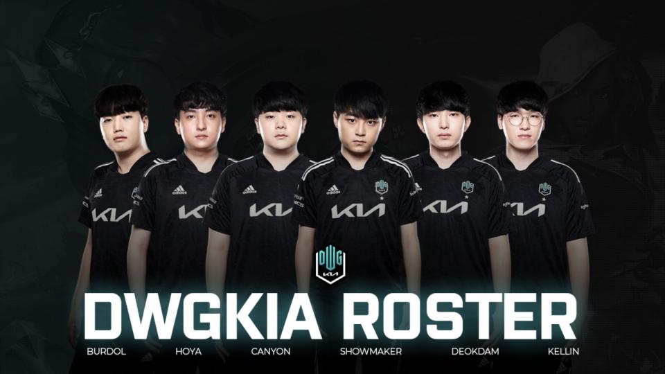 LCK team DAMWON KIA 2022 Roster. Source: DAMWON KIA Twitter page