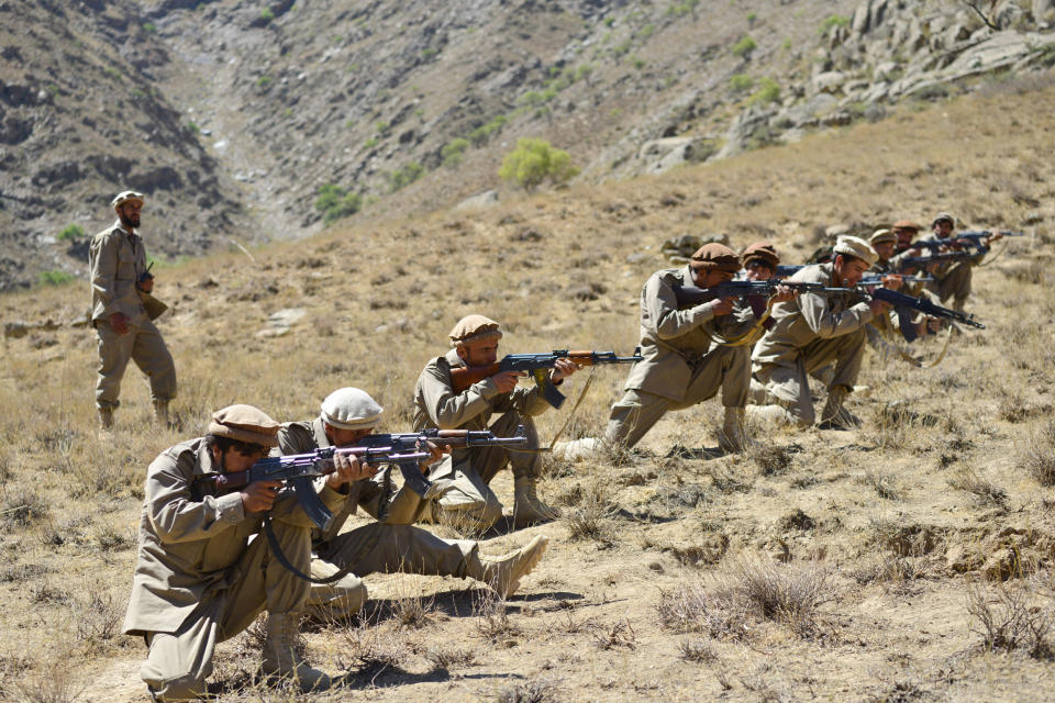 Image: Afghan resistance movement (Ahmad Sahel Arman / AFP via Getty Images)