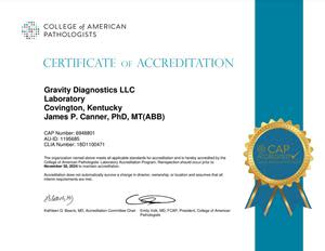 CAP Accreditation, Gravity Diagnostics
