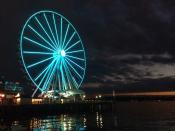 <p>The <a href="https://www.tripadvisor.com/Attraction_Review-g60878-d3308043-Reviews-Seattle_Great_Wheel-Seattle_Washington.html" rel="nofollow noopener" target="_blank" data-ylk="slk:Seattle Great Wheel;elm:context_link;itc:0;sec:content-canvas" class="link ">Seattle Great Wheel</a> is located at the end of Seattle's Pier 57, jutting out into the Puget Sound. It's covered in over 500,000 LED lights, meaning that it's always offering a colorful light display, even custom light shows. It's a beautiful sight to see, and offers gorgeous views of the pier, the Sound and the surrounding mountains on clear days. </p>