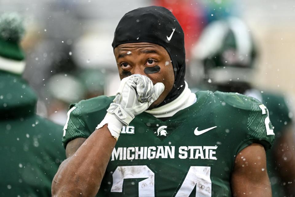 Former Michigan State running back Elijah Collins should immediately contribute at Oklahoma State.