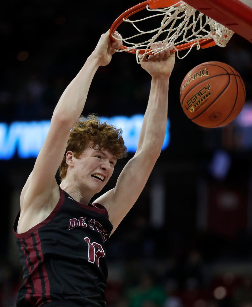 De Pere senior forward Will Hornseth committed to Northern Iowa last month.