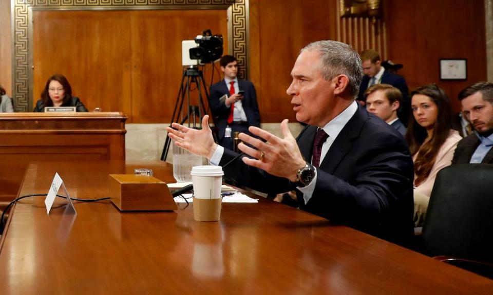 Scott Pruitt, the former chief of the Environmental Protection Agency.
