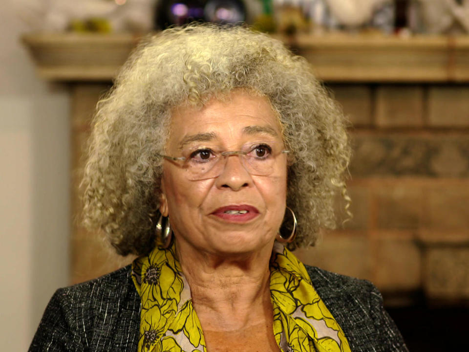 Angela Davis.  / Credit: CBS News